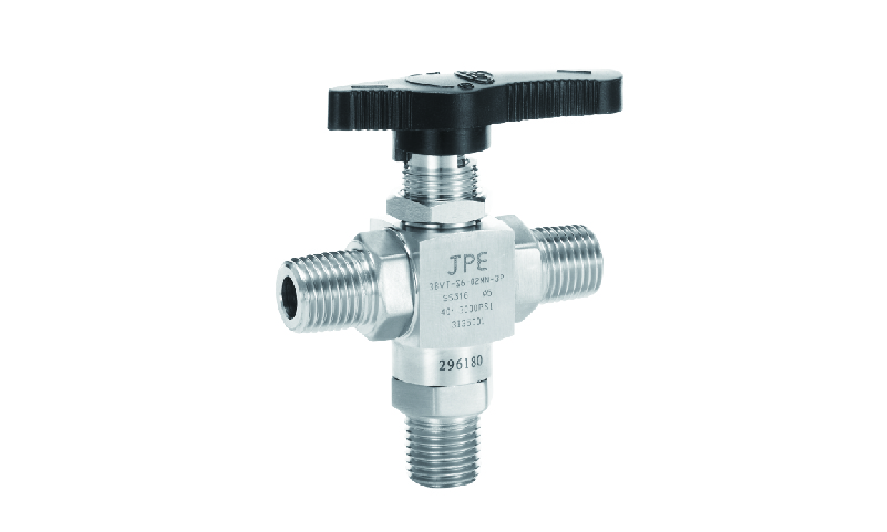 SS316L JPE 三片式球阀1/8"外螺纹NPT 3000PSIG